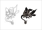 矢量花纹