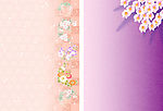 日本风格碎花背景底纹组合