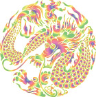 彩色龙