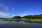蓝天湖景