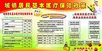 城镇居民基本医疗保险政策 表格