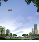 3D建筑背景素材