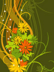 线条花纹矢量素材