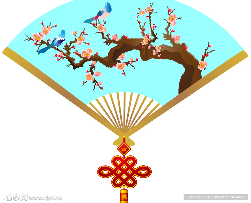 梅花扇