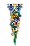 塔尔寺雕梁花纹