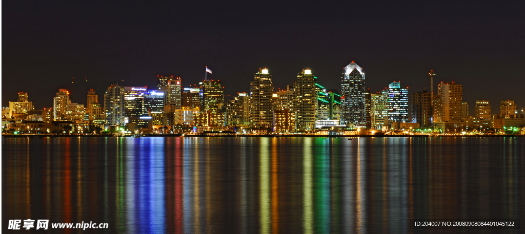 迷人的夜景