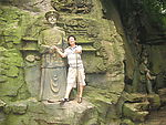峨眉山上乾隆皇帝与我握手