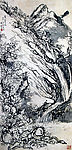 刘海粟作品庐山青玉峡