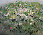 吴冠中    山花