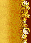日本高贵金色背景底纹图片