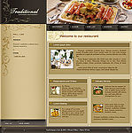 欧美FLASH美食模板(flash psd html)