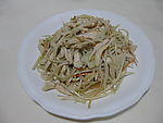 银芽炒鸡丝