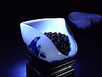 青花人物图展茶碗