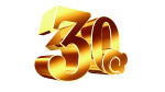金属字30