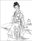 美女矢量图