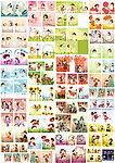 韩国iClickart四季可爱女孩 27专辑（1 ）14个主题