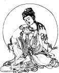 线描观音