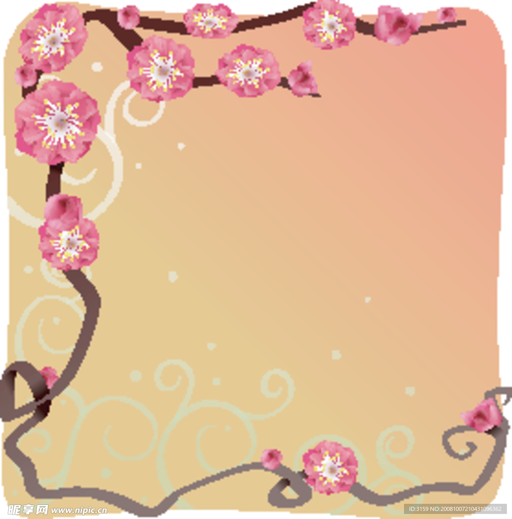 矢量花卉