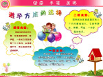 计生展板避孕方法的选择