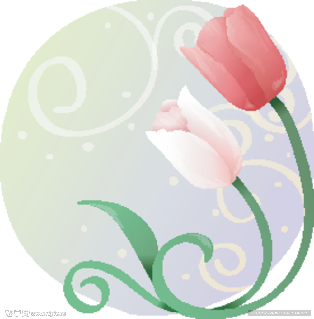 矢量花卉