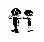 男女警察