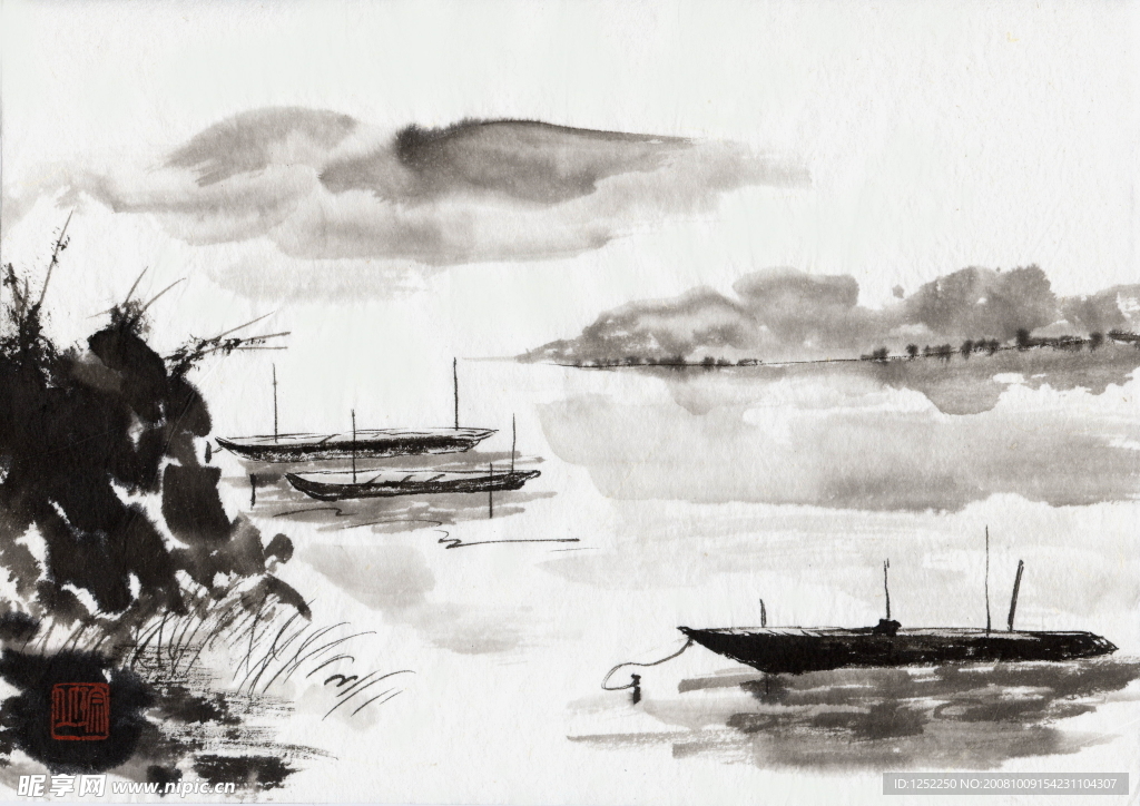 水墨风景