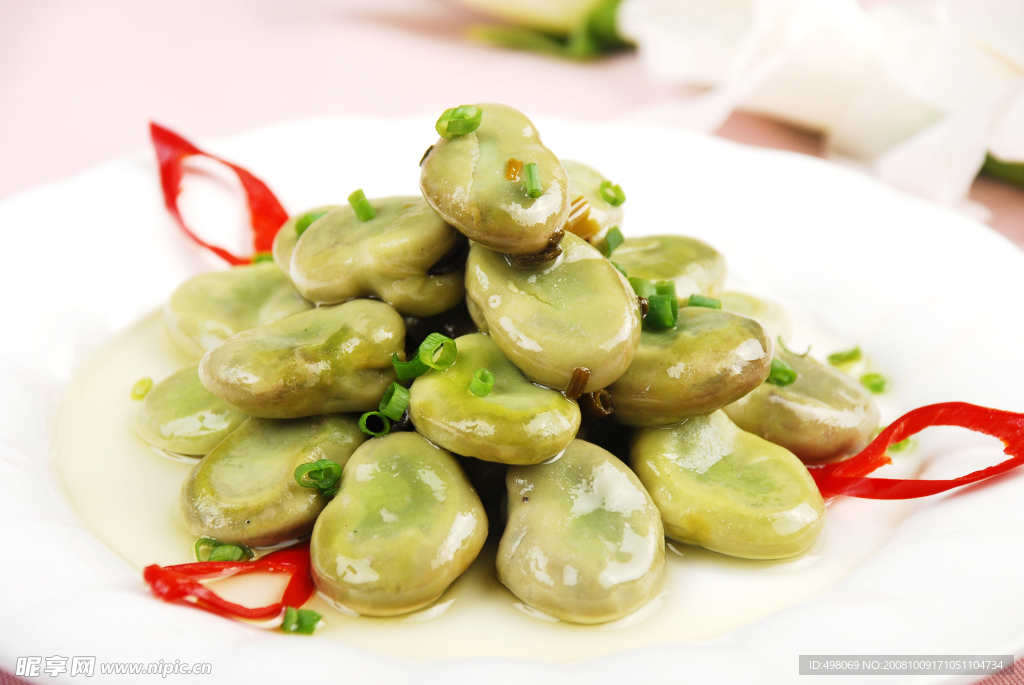 葱香蚕豆