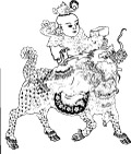 中国民间矢量图库人物