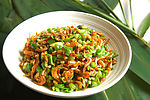 青椒麦仁炒干河虾