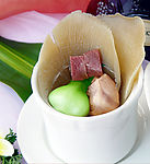 菜胆炖鲍翅