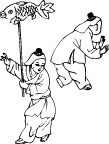中国民间矢量图库人物