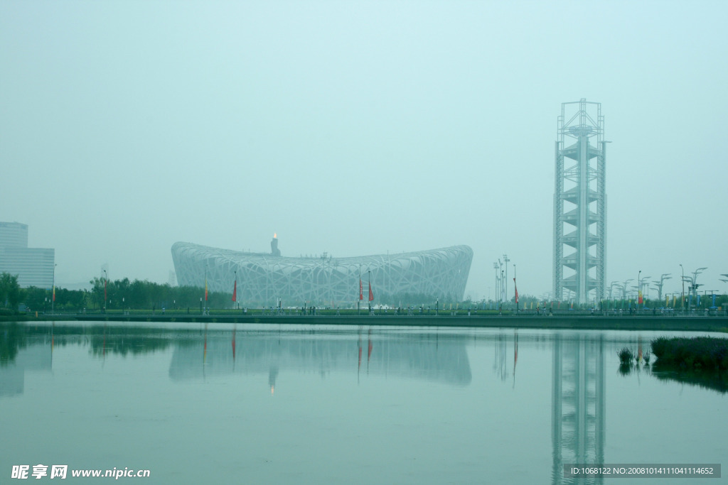 全景 鸟巢