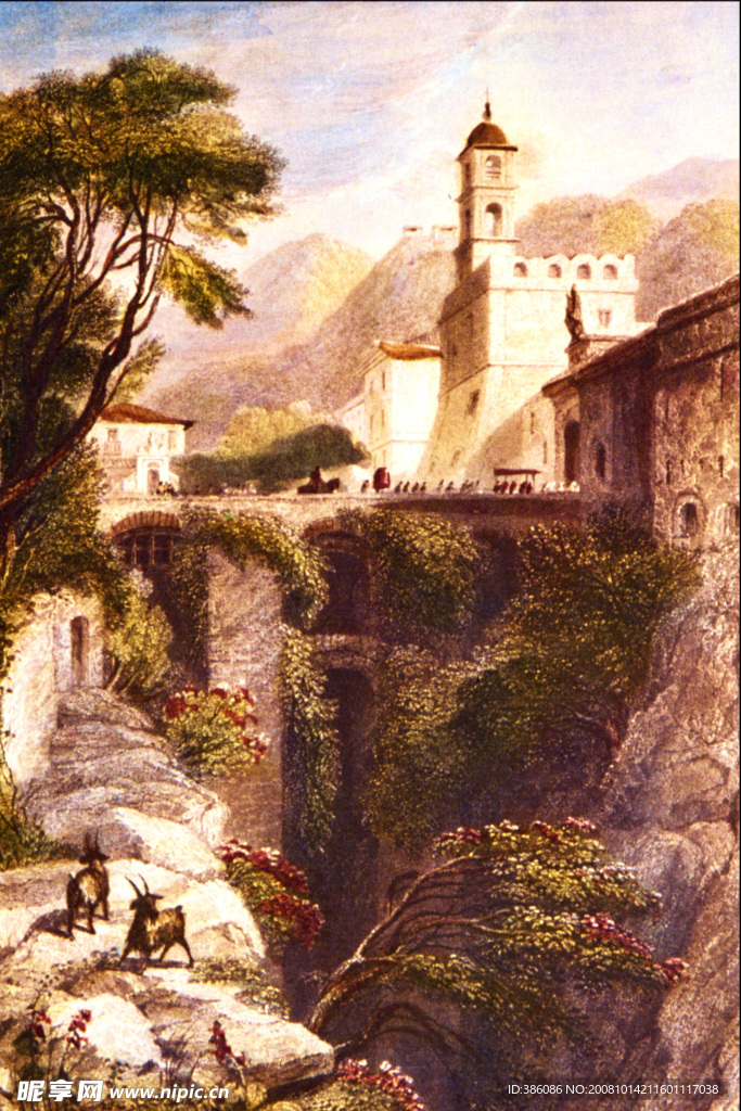 油画城堡