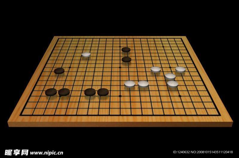 围棋棋盘3d模型