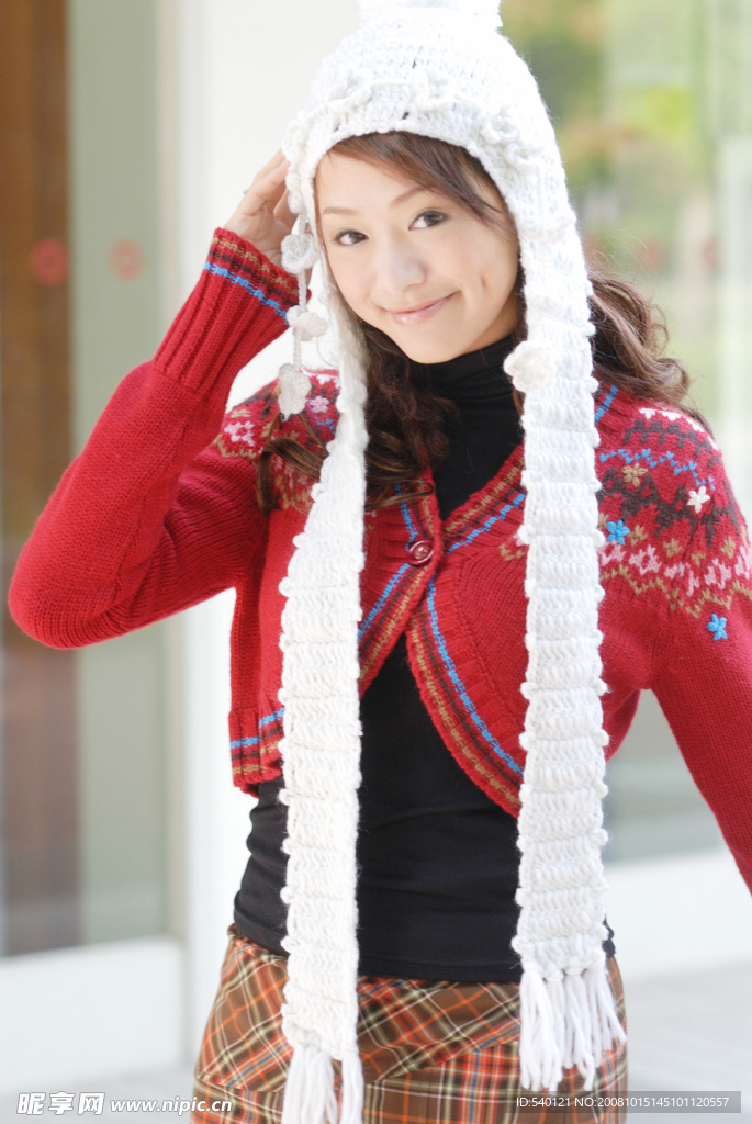 可爱 俏皮 美女 靓女