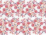韩国典雅花纹