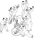 中国民间矢量图库人物