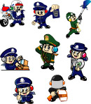 卡通警察