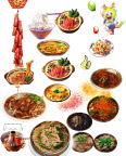 面食分层图