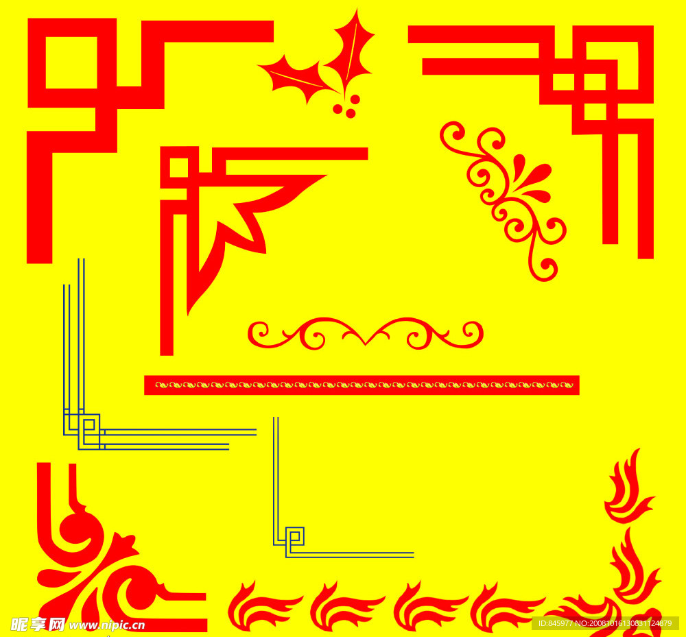 花边 底纹