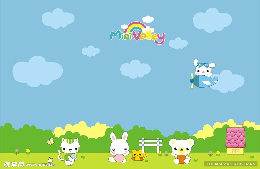 卡通 Minivalley 猫