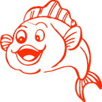 鱼 大嘴 游泳