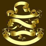 金色丝带