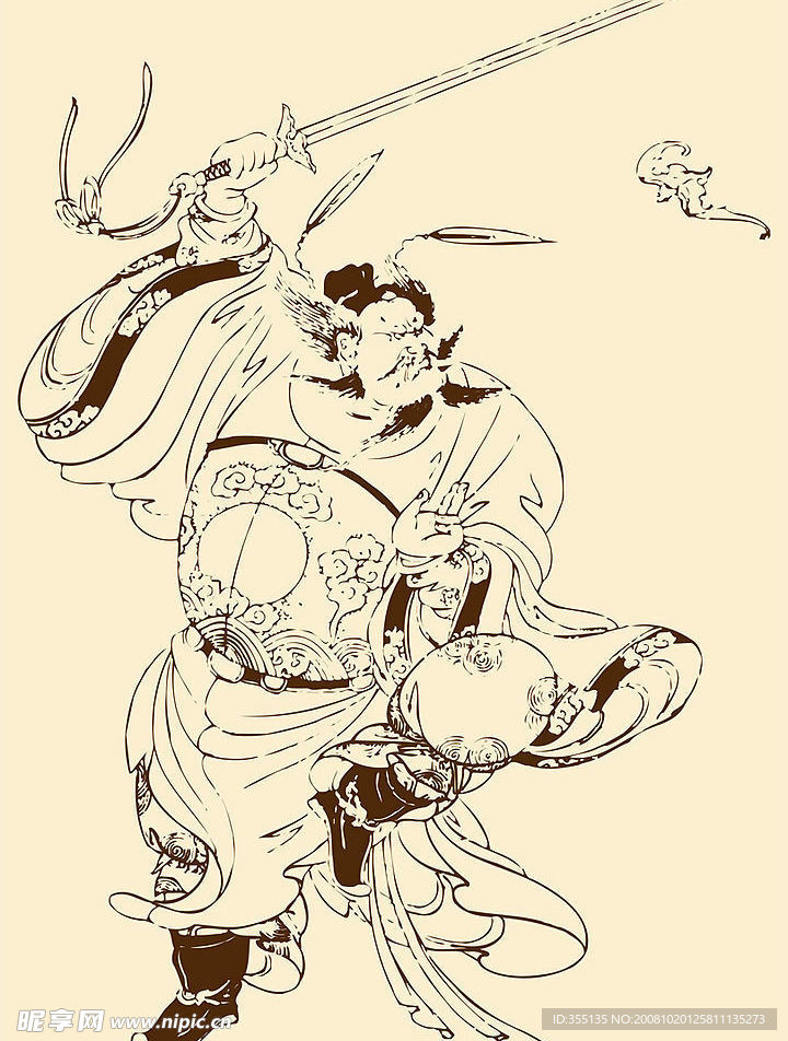 钟馗舞剑招福
