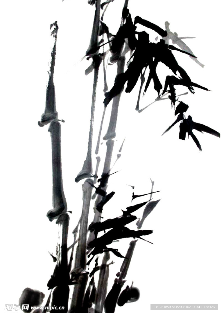 国画竹