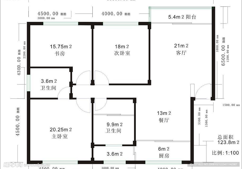 室内设计平面图