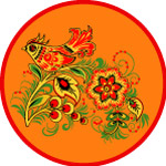 西方花纹纹理素材图片