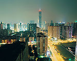 广州天河夜景