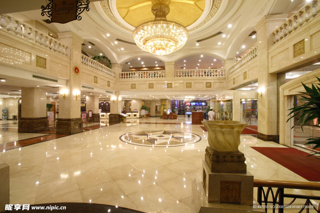 五星级酒店大堂