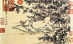 朱瞻基 武侯高卧图